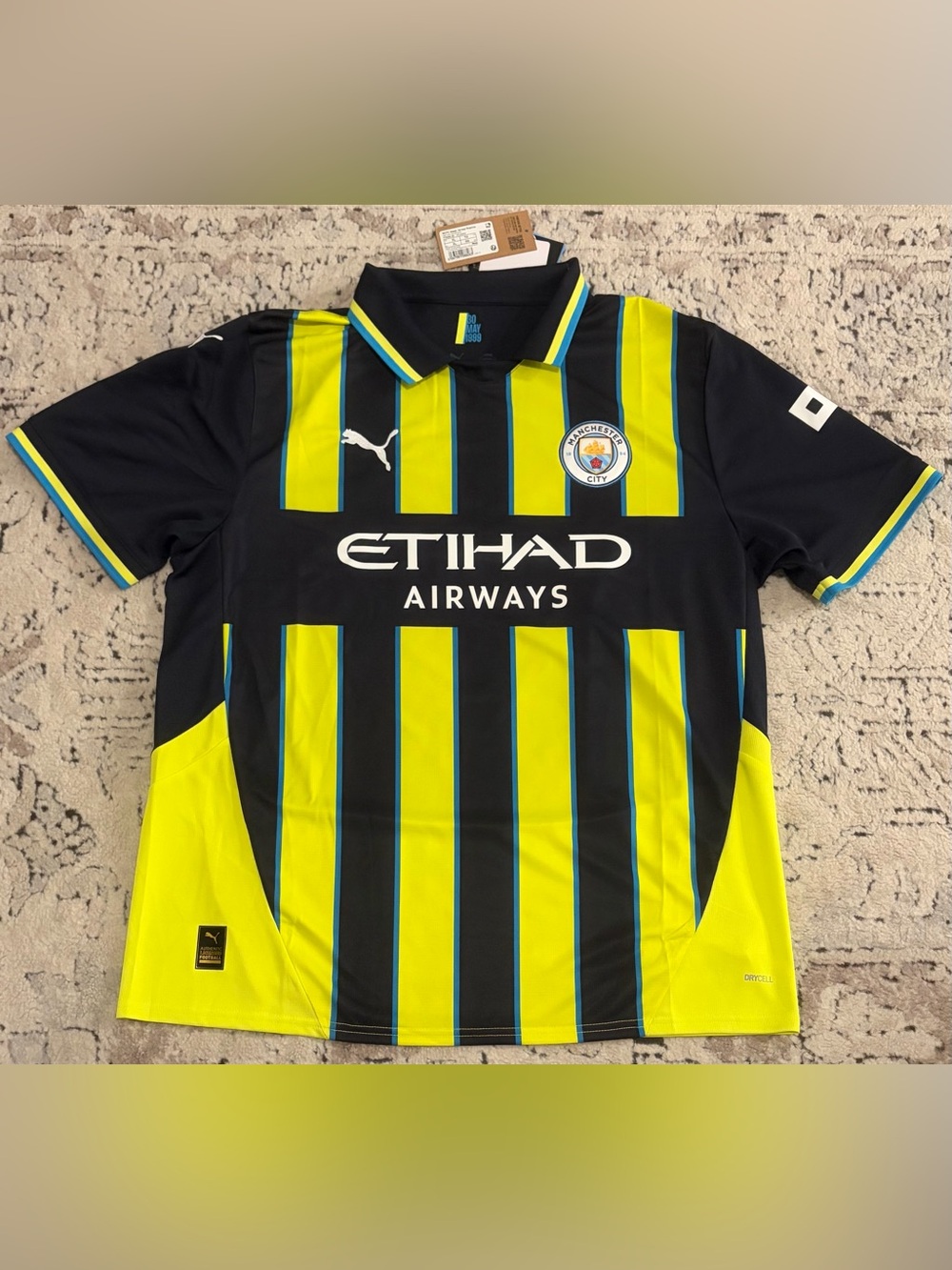 Puma Official 2024/2025 Manchester City Erling Haaland 775086-02 Jersey Men’s XL